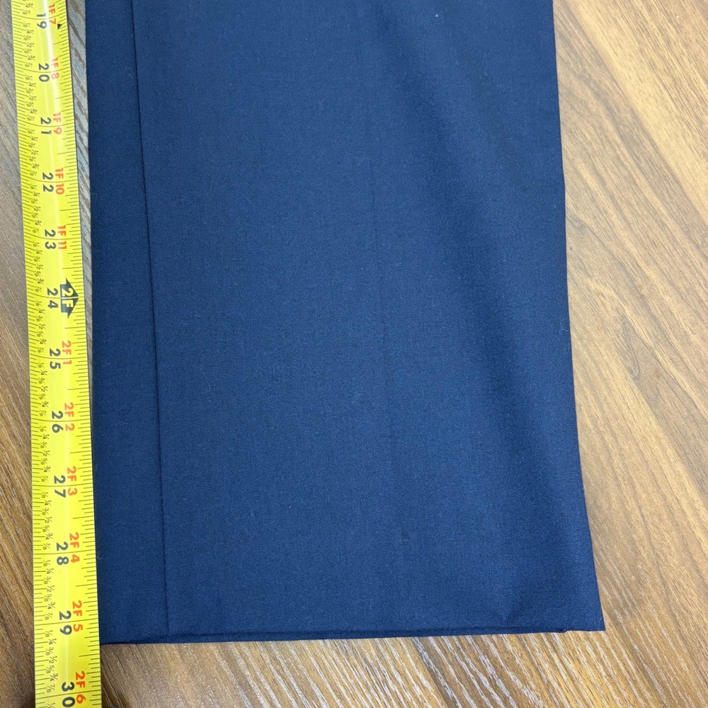 Michael Kors‎ Mens Dress Pants Navy Blue Flat Front 34x29.5 Career Office - Picture 7 of 10